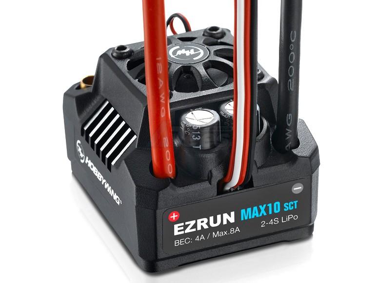 Hobbywing EZRUN MAX10 SCT 120A Waterproof Sensorless Brushless ESC For