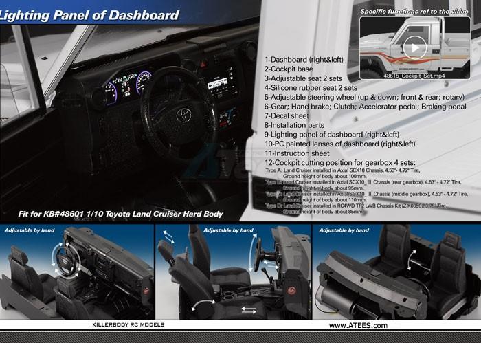 killerbody lc70 interior