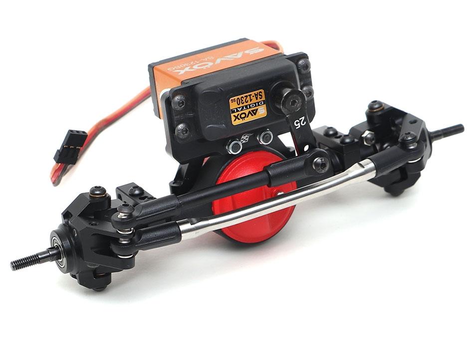 Boom Racing Aluminum Servo Mount on Axle for BRX01/ BRX70 / BRX90 / SCX10 II AR44 / Enduro BRLC7007