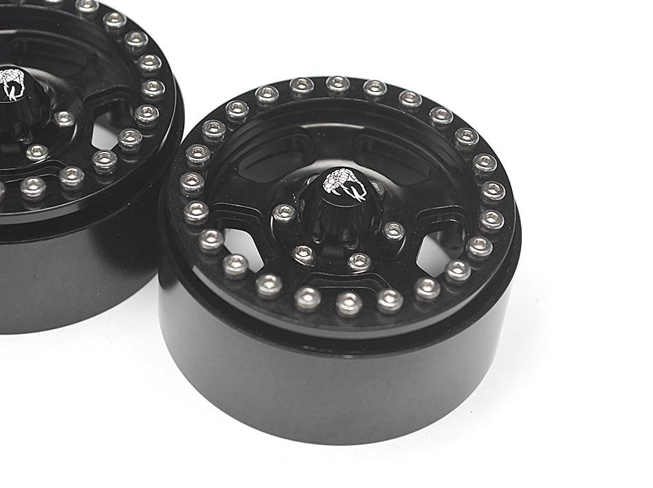 Golem KRAIT â„¢ 1.9 Aluminum Beadlock Wheels with 8mm Wideners (4) Recon G6 C...