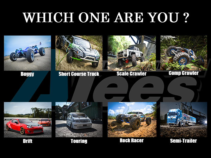 types of rc cars
