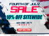 Independence Day Sale - 10% Off Sitewide
