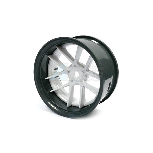 Team-Tetsujin Super Rim Jasmine (gray/white) 2pcs Set