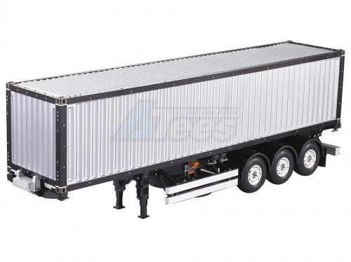 Hercules Hobby 1/14 Scale 3 Axle Tamiya Tractor Truck 40 Foot Container Semi-Trailer
