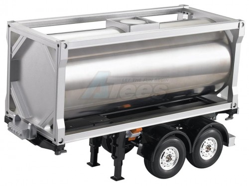 Hercules Hobby 20 Foot CNC Aluminum Oil Tank For 1/14 RC Tamiya Freightliner Cascadia Evolution Truck