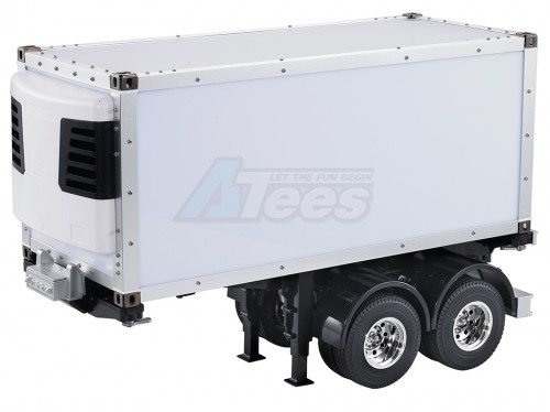 Hercules Hobby 1/14 Scale Tamiya Tractor Truck 20 Foot Reefer Semi-Trailer 2 Axle Model