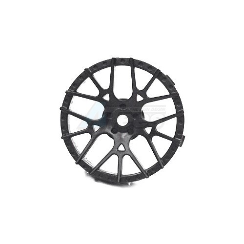 Team-Tetsujin Super RIM DISC Lycoris Solid BLACK 2pcs