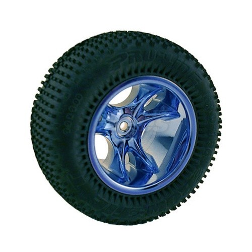 RPM Clawz 6-Spoke Truck Wheels Blue Chrome ~tires not included~