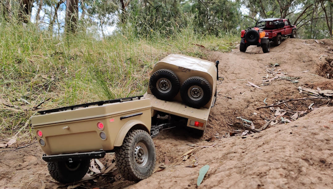 We love to get out and tow with our BRX01 trucks!