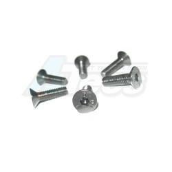 Himoto E8MTL 4*14 Flat Head Screws 6P by Himoto