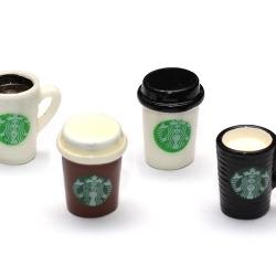 Miscellaneous All RC Scale Accessories - Mug Coffee Cup Drinks (4/Set) by Team Raffee Co.