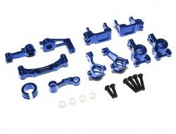ECX Torment Boom Racing Torment Steering Combo Set - 4 Items With Tool Box Blue by Boom Racing