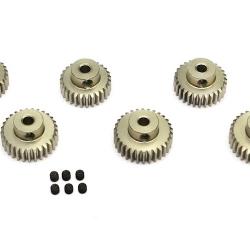 Miscellaneous All Steel Pinion Gear Combo Set (48P 26T-31T) - 6 Pcs  by Boom Racing