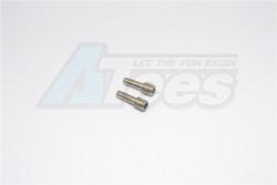 Axial Yeti Screw Pin For Axial SCX10 / Wraith / Yeti - 1Pr Silver by GPM Racing