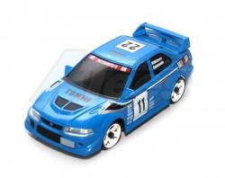 Miscellaneous All 1/28 4WD RC Car Mitsubshi EVO Blue by Firelap