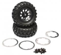 Miscellaneous All Crawler Tire set 90mm K1 Black by Boom Racing