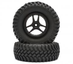 Miscellaneous All Crawler Tire set 100mm K3 3 Spoke Wheel Black by Boom Racing