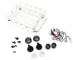 Miscellaneous All Crawler Luggage Tray with LED White by Boom Racing