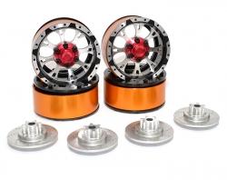 Miscellaneous All 1.9'' Aluminum 8 Spoke Wheel w/Brake Disc (2 Pairs)  by Boom Racing
