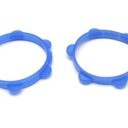 Miscellaneous All KT Blue Silion 1/10 Tire Band (2pcs) Blue by Boom Racing
