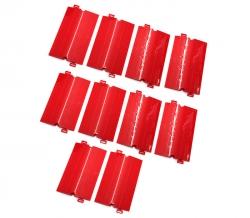 Miscellaneous All Big Straight Drifted Track Parts 16*10cm 10 Pcs in 1 package Red by Team Raffee Co.