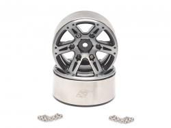 Miscellaneous All EVO™ 1.9 High Mass Beadlock Aluminum Wheels Twin - 6D (2) by Team Raffee Co.
