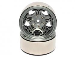 Miscellaneous All EVO™ 1.9 High Mass Beadlock Aluminum Wheels Devil-5 (2) by Team Raffee Co.