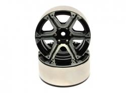 Miscellaneous All EVO™ 1.9 High Mass Beadlock Aluminum Wheels Twin-6A (2) by Team Raffee Co.