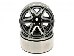 Miscellaneous All EVO™ 1.9 High Mass Beadlock Aluminum Wheels Twin Star-5 (2) by Team Raffee Co.