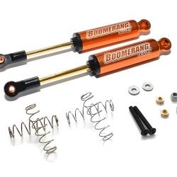 Miscellaneous All Boomerang™ Type I Aluminum Internal Shocks Set 110MM (2) Orange [OFFICIAL RECON G6 SHOCKS]  by Boom Racing