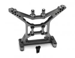 ECX Ruckus Aluminum Rear Shock Tower w/ Screws - 1Pc Gun Metal by Boom Racing