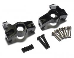 Vaterra Twin Hammers Aluminum Steering Knuckles (Spindles) - 1 Pair Black by Boom Racing