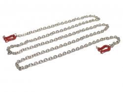 Miscellaneous All Scale Accessories - Chain w/ Hook Red by Team Raffee Co.