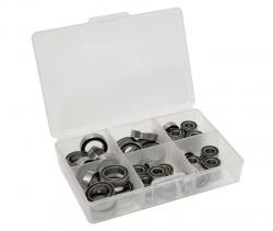 Tamiya GF-01 High Performance Full Ball Bearings Set Rubber Sealed (26 Total) by Boom Racing