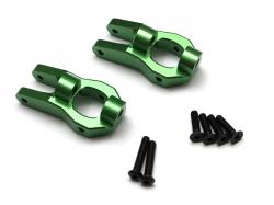 Vaterra Twin Hammers Aluminum  Caster Blocks -1 Pair Green by Boom Racing