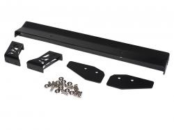 Miscellaneous All 1/10 Alloy Single-deck Touring Rear Wing 185mm Black by Boom Racing