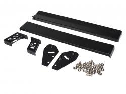 Miscellaneous All 1/10 Alloy Doulbe-deck Touring Rear Wing 165mm Black by Team Raffee Co.