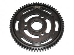 Axial Yeti Steel #45 Spur Gear 32 Pitch 64T - 1 Pc  Black by GPM Racing