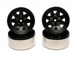 Miscellaneous All 1.9'' Aluminum 8 Spoke Wheel (2 Pairs) by Boom Racing