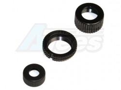 Tamiya TRF201 Shock Cap And Collar For Tamiya TRF Series Cars Black by EXOTEK Racing