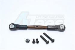 Axial Yeti XL Spring Steel Adjustable Servo Tie Rod  With Black Plastic Ends - 1Pc by GPM Racing