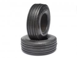 Tamiya 1/14 Truck (1838LS) Rubber Tire For Tractor Truck Wide Version (2)  by Boom Racing