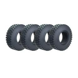 Axial SCX10 1.9 Crawler Tire 100mm For Defender D90 D110 TF2 SCX10 Type A (4) Black by Team Raffee Co.