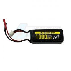 X-Rider Cx3-II LiPo Battery 2S 7.4V/25C/1000mAh by X-Rider