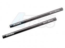 Axial SCX10 Threaded Aluminum Pipe 6x106mm - Grey (2 Pcs.) by Axial Racing