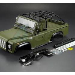 Miscellaneous All 1/10 Scale Crawler Finished Body MARAUDER Matte Military Green (Printed) Light Buckets for SCX10 assembled by Killerbody