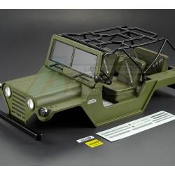 Miscellaneous All 1/10 Scale Crawler Finished Body WARRIOR Matte Military Green (Printed) Light buckets assembled by Killerbody