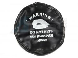Miscellaneous All Soft Faux Leather Tire Cover For 1.9 Crawler  Tires - Do Not Kiss My Bumper by ATees