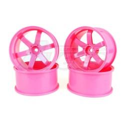 Miscellaneous All 2.2 Wheel Rims 6 Spoke Offset 9 Pink (4 pcs) by Speedline