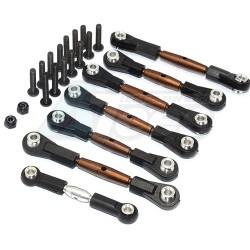 Tamiya TT-02B Spring Steel Turnbuckle With Plastic Ends  - 7Pcs Set  by GPM Racing